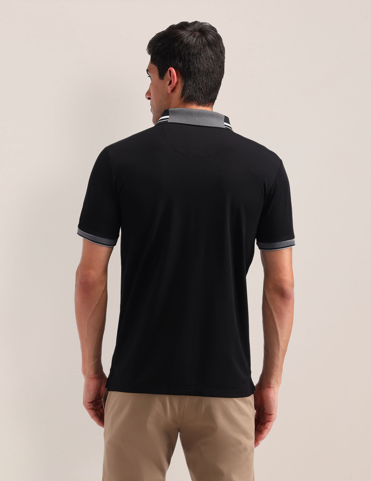 U.S. Polo Assn. Solid Slim Fit Polo Shirt