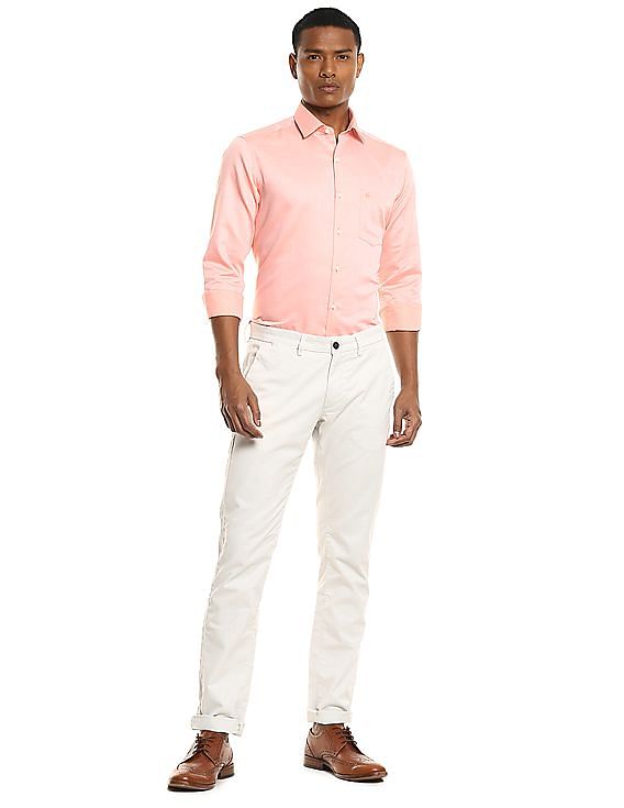 Light orange cheap formal shirt