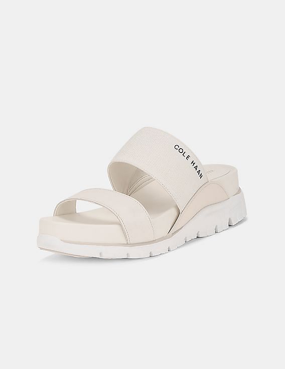 Buy Cole Haan Women White ZERØGRAND Double Band Leather