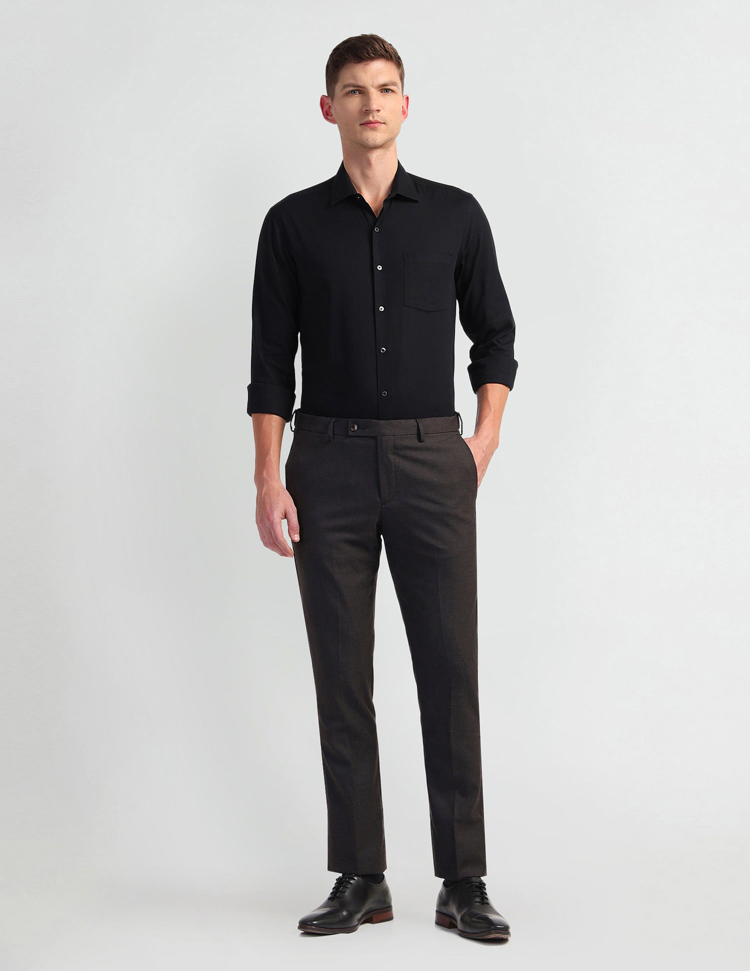 Arrow Graph Check Wool 1851 Trousers