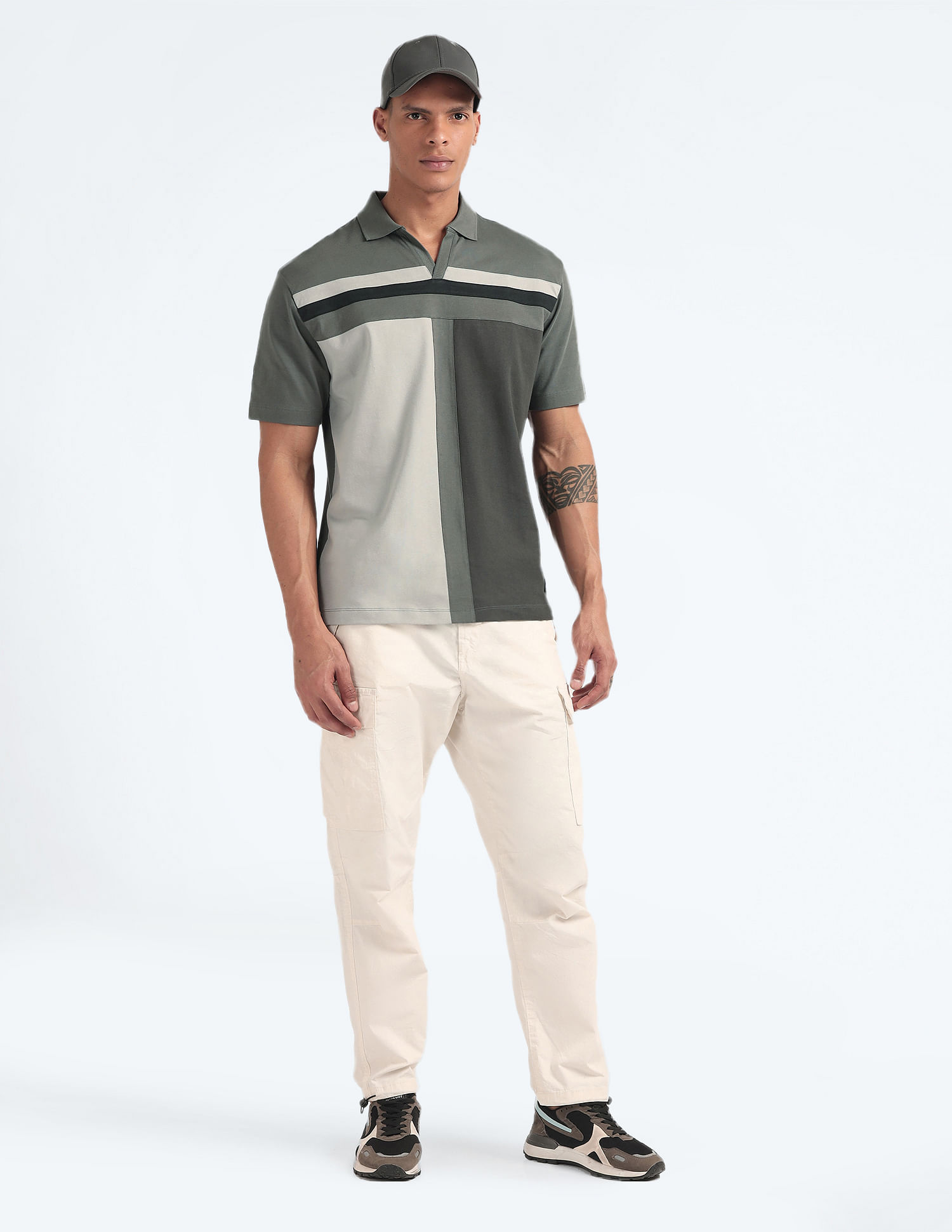 Flying Machine Pure Cotton Relaxed Polo Shirt