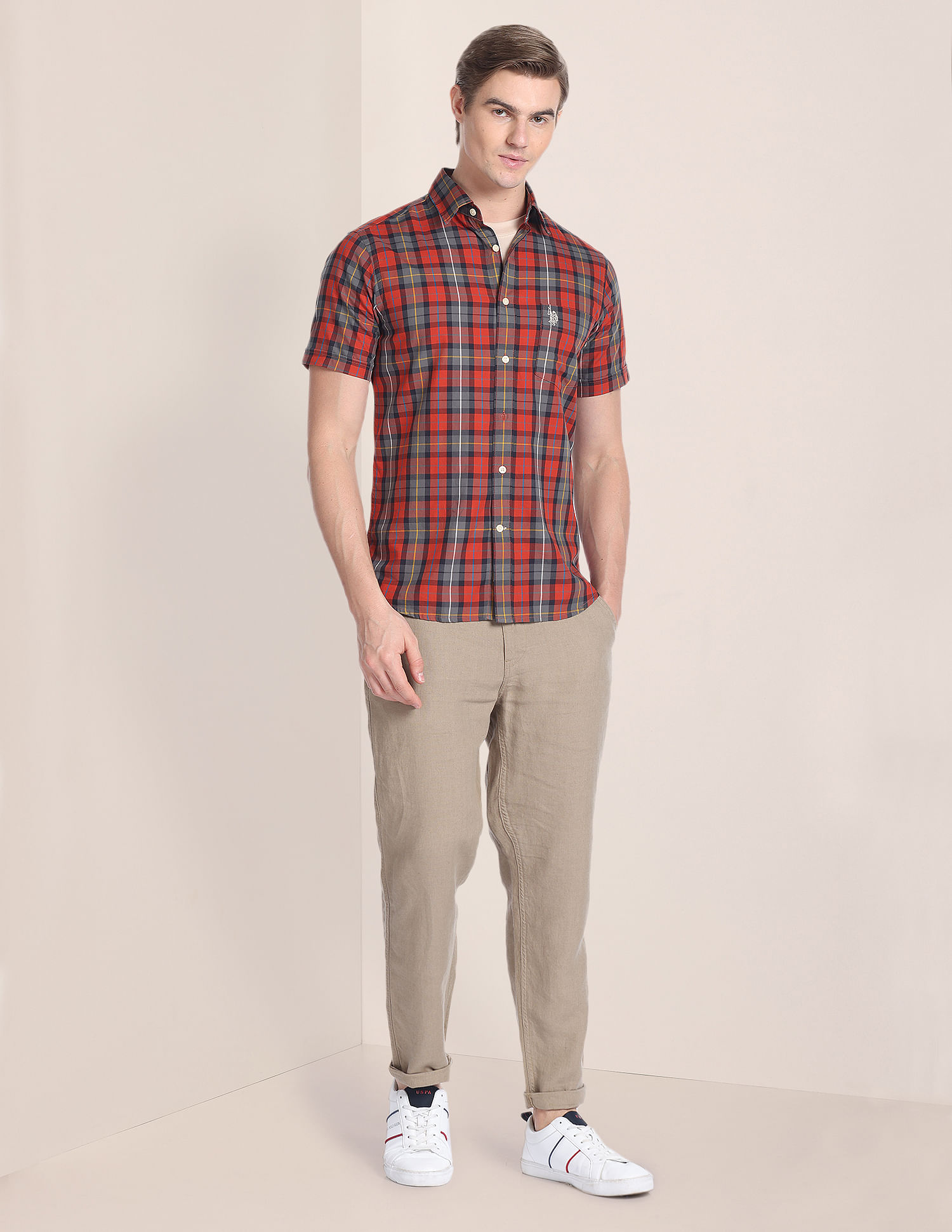 U.S. Polo Assn. Tartan Check Cotton Shirt