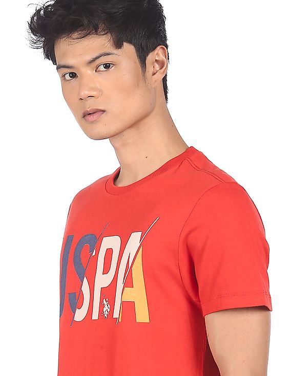 U.S. Polo Assn. Denim Co. Round Neck Printed T-Shirt