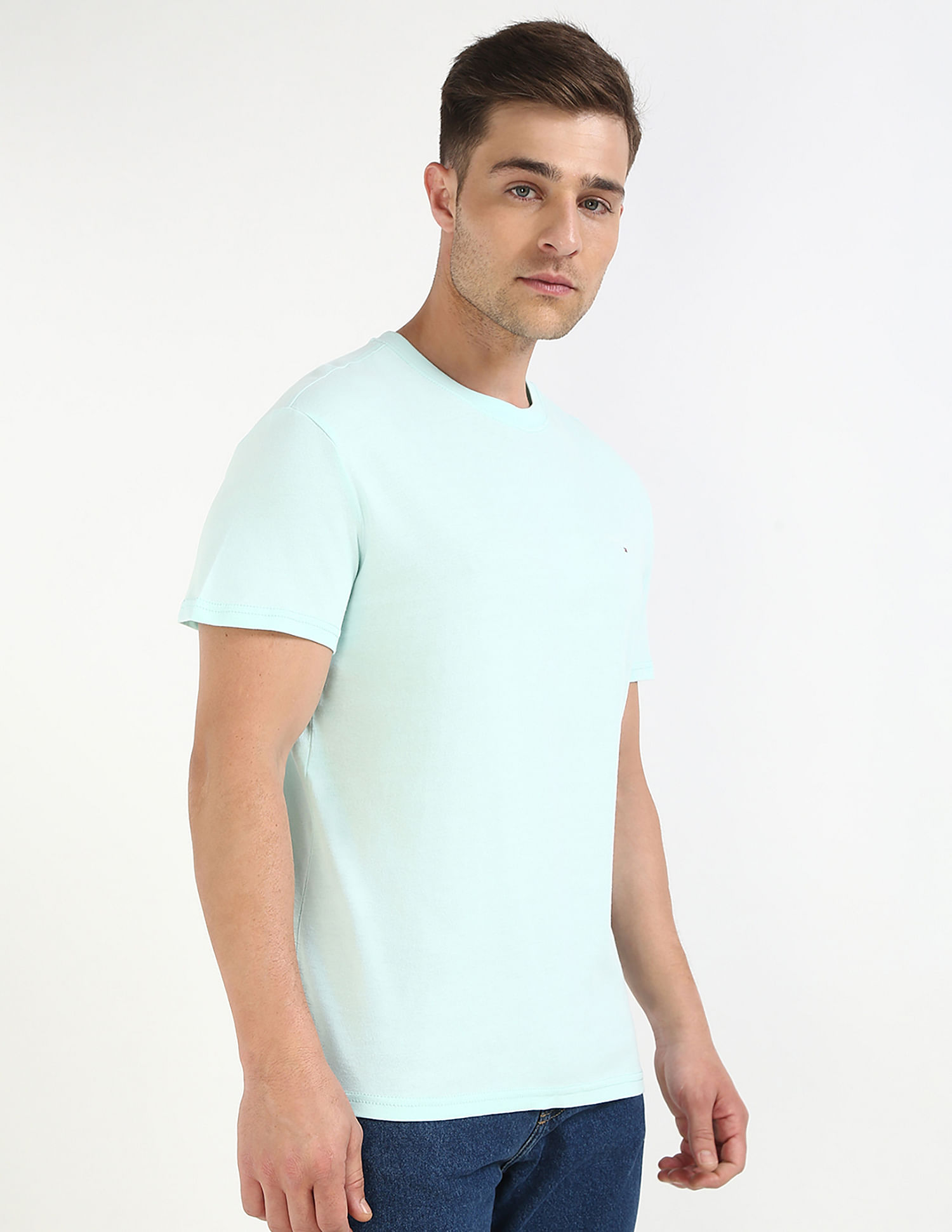 Tommy Hilfiger Solid Slim-Fit Cotton T-Shirt