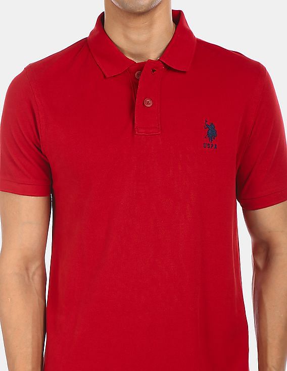 U.S. Polo Assn. Standard Fit Pique Polo Shirt