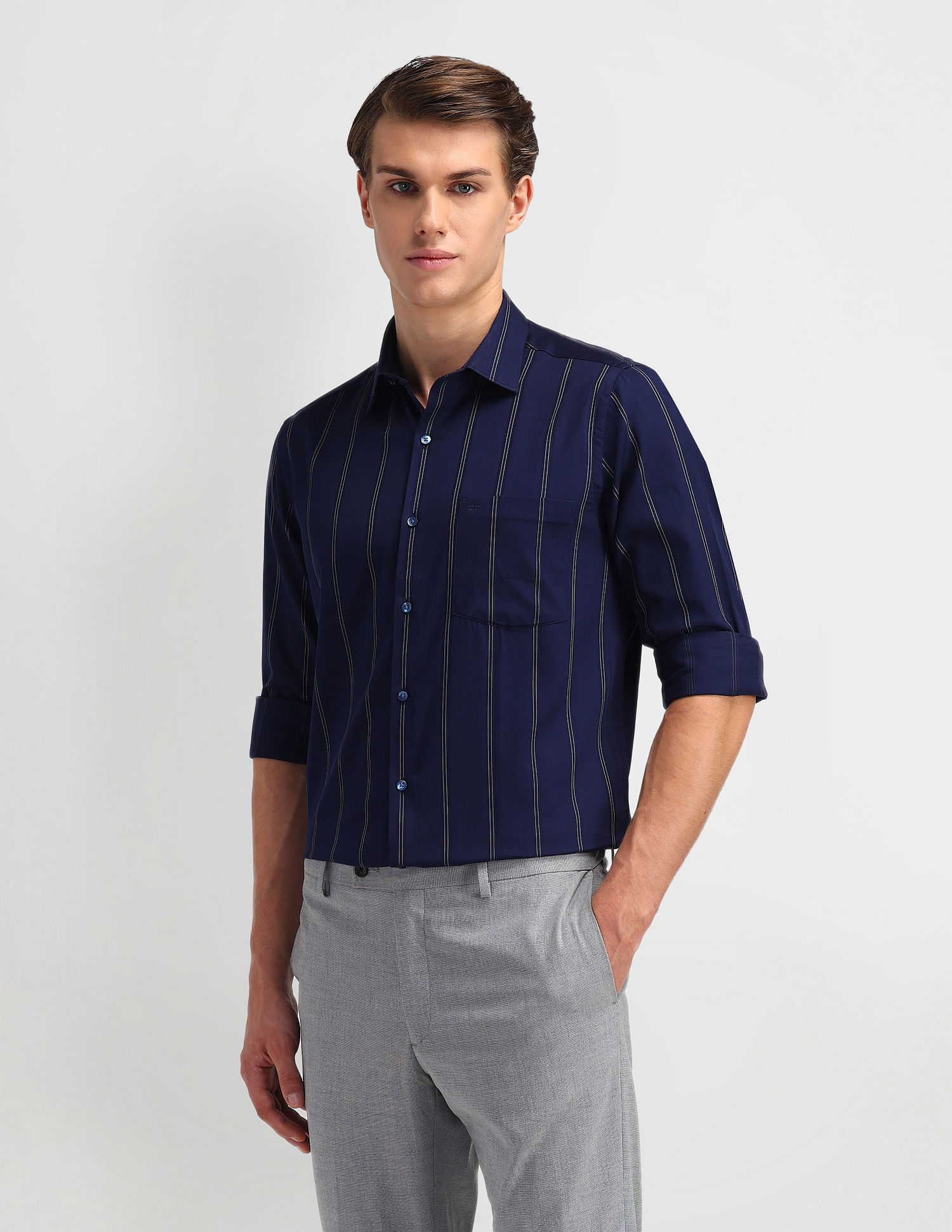 Arrow Liberty Classic Fit Cotton Shirt