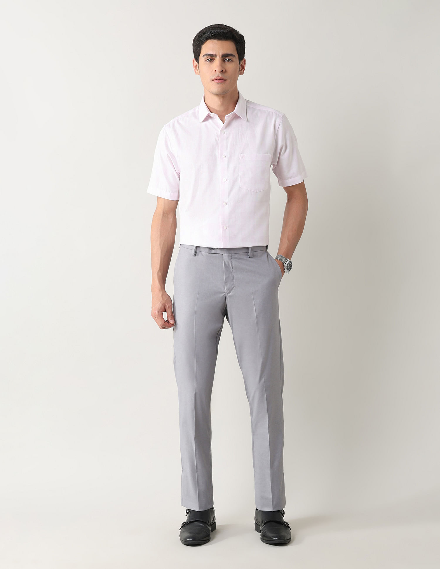 Arrow Liberty Classic Fit Textured Shirt