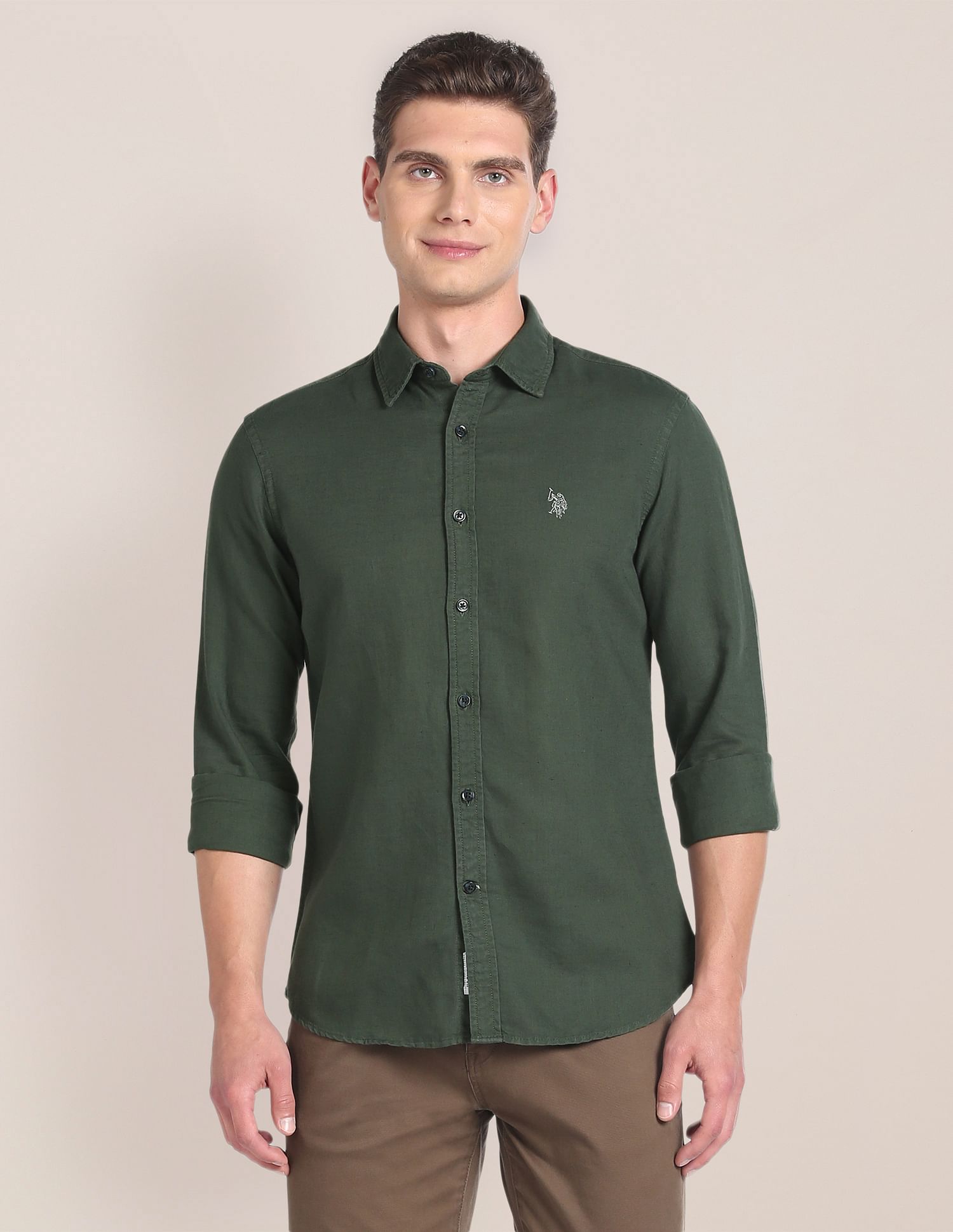 Us polo assn on sale tailored fit shirts