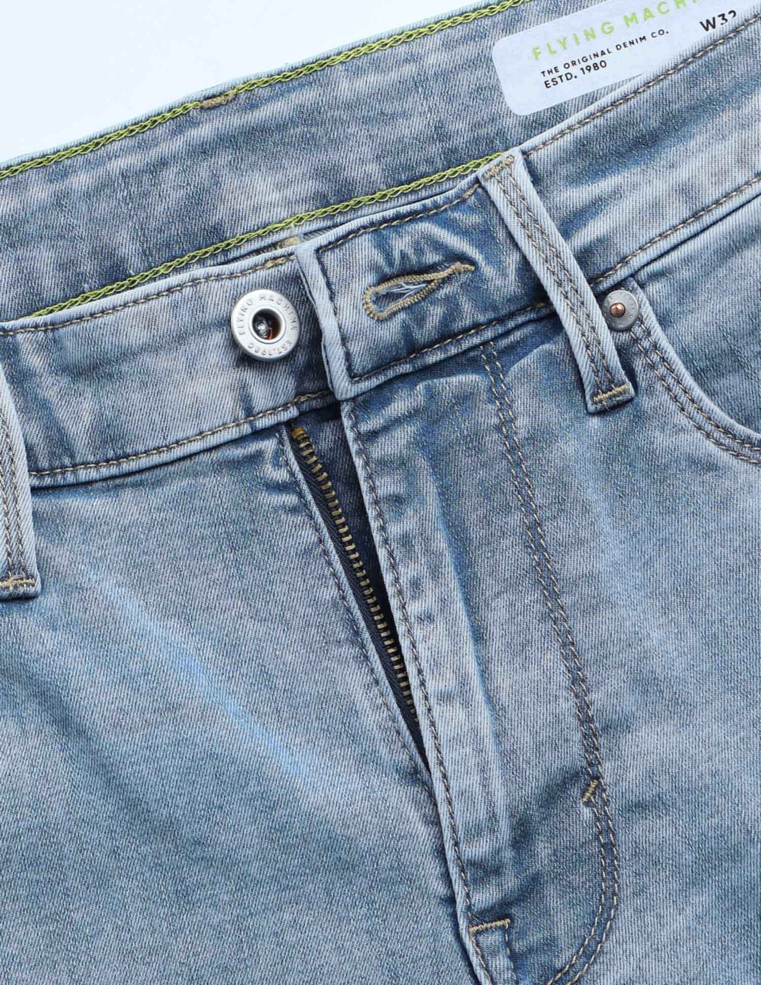 Flying Machine F-Jango Relaxed Straight Fit F-Lite Jeans