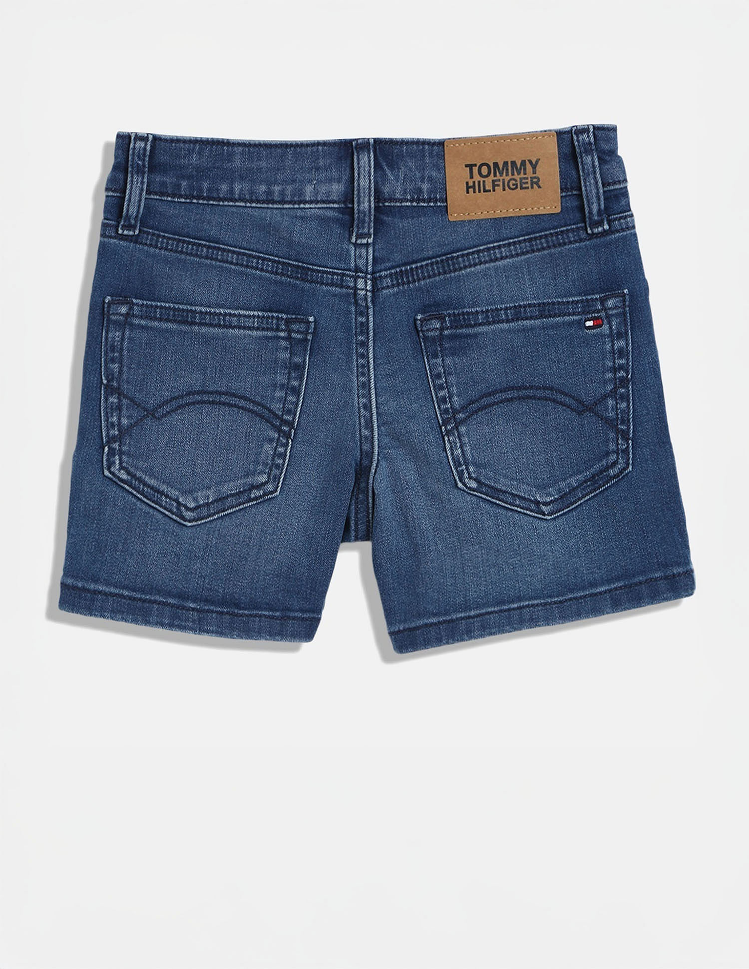 Tommy Hilfiger Kids Girls Solid Regular-Fit Cotton Shorts