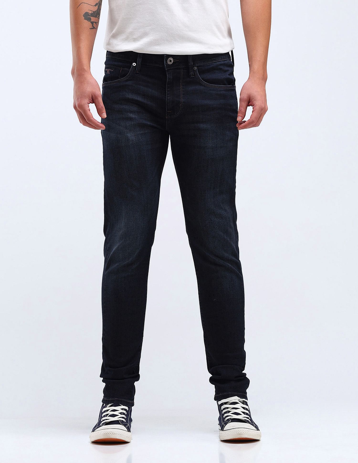 Flying Machine Jackson Super Skinny Fit Stone Wash Jeans