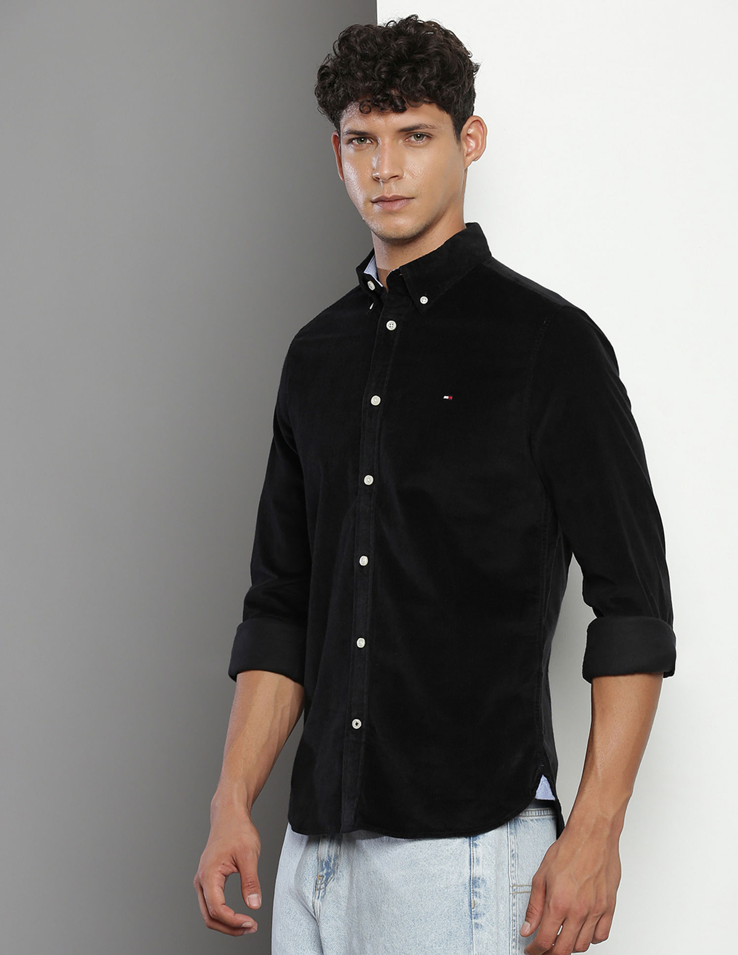 Buy Tommy Hilfiger Slim Fit Corduroy Shirt NNNOW