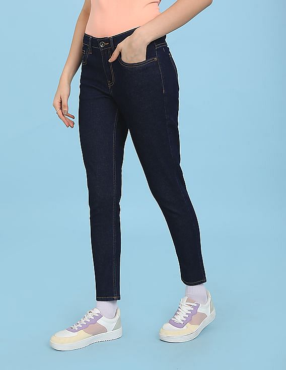 Flying Machine Women Veronica Skinny Fit Rinsed Jeans