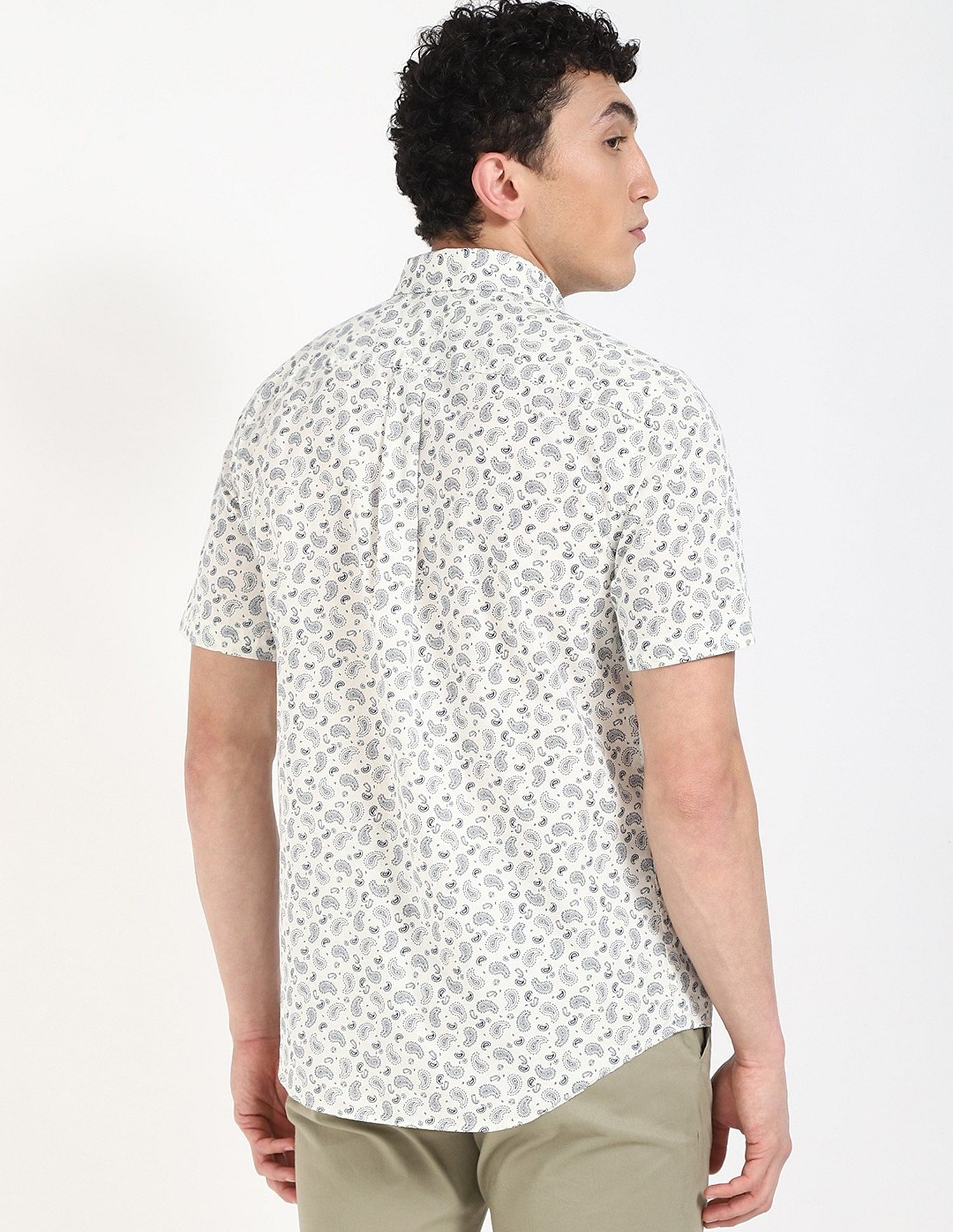 Tommy Hilfiger Printed Regular-Fit Cotton Shirt