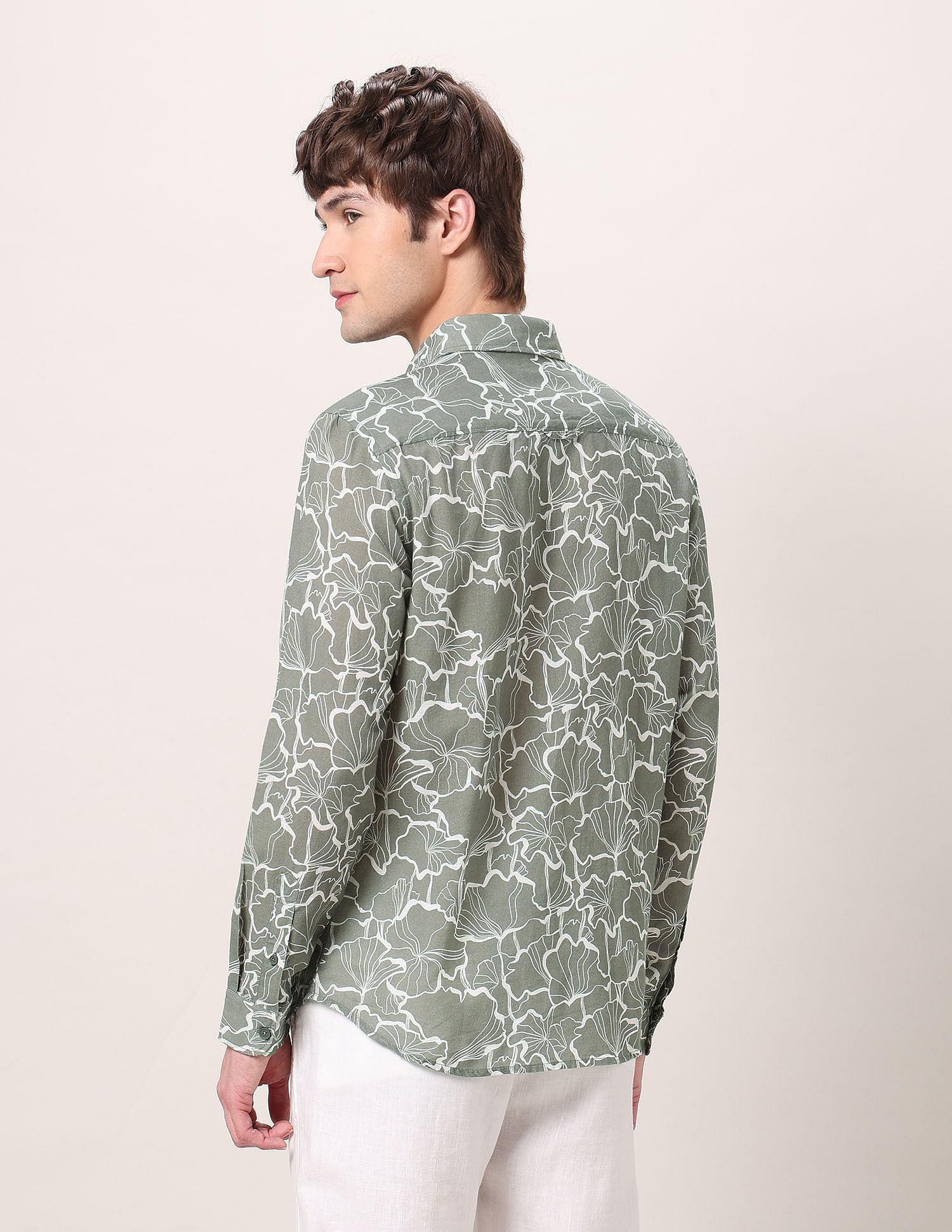 U.S. Polo Assn. Denim Co. Floral Printed Regular Fit Shirt