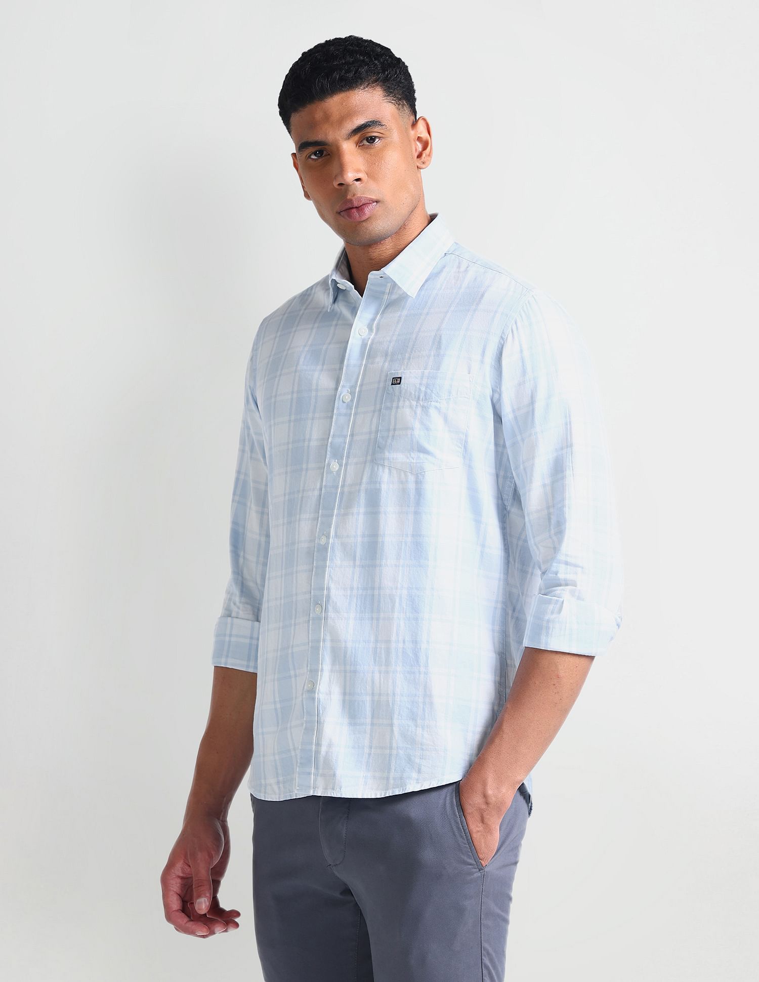 Arrow Sport Slim Fit Long Sleeve Shirt