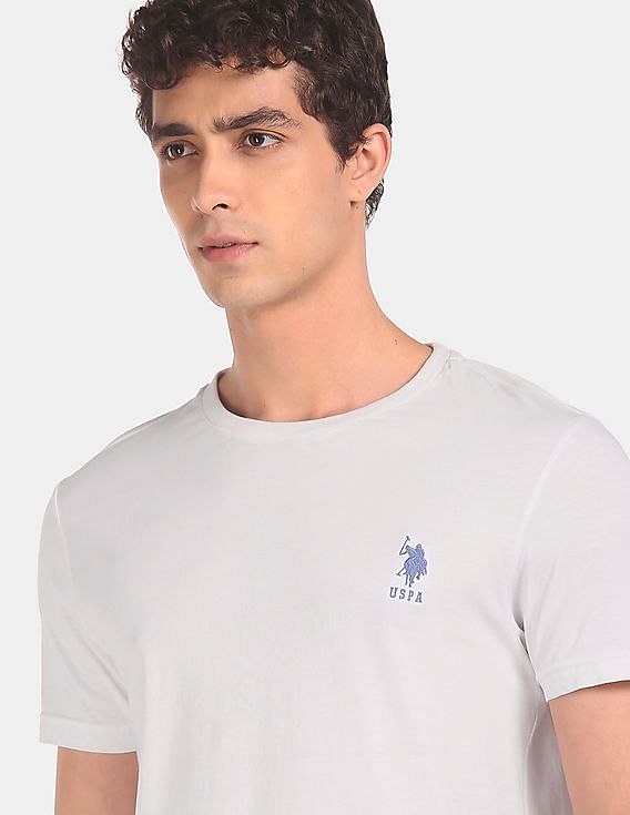 uspa white t shirt