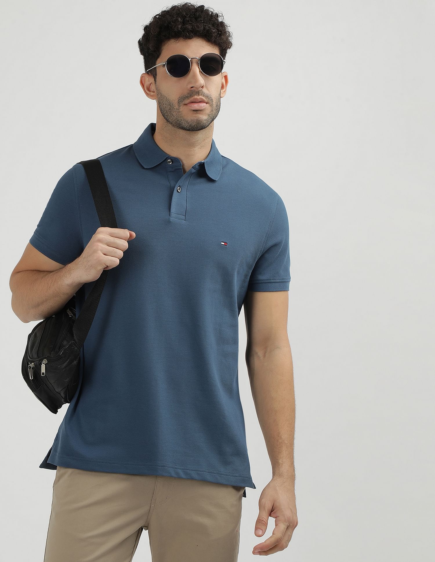 Tommy Hilfiger Solid Slim Fit Polo Shirt