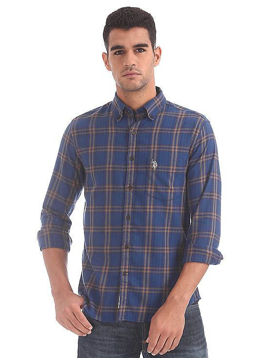 polo checkered shirt