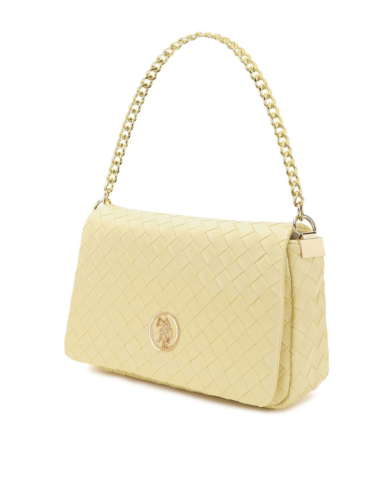 U.S. Polo Assn. Women Angie Patterned Weave Crossbody Bag