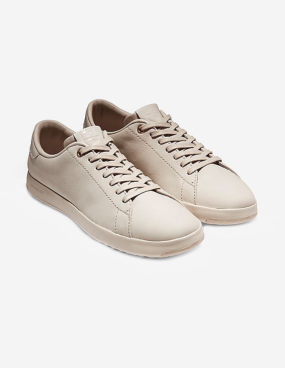 Buy Cole Haan Beige GrandPro Tennis Sneakers NNNOW