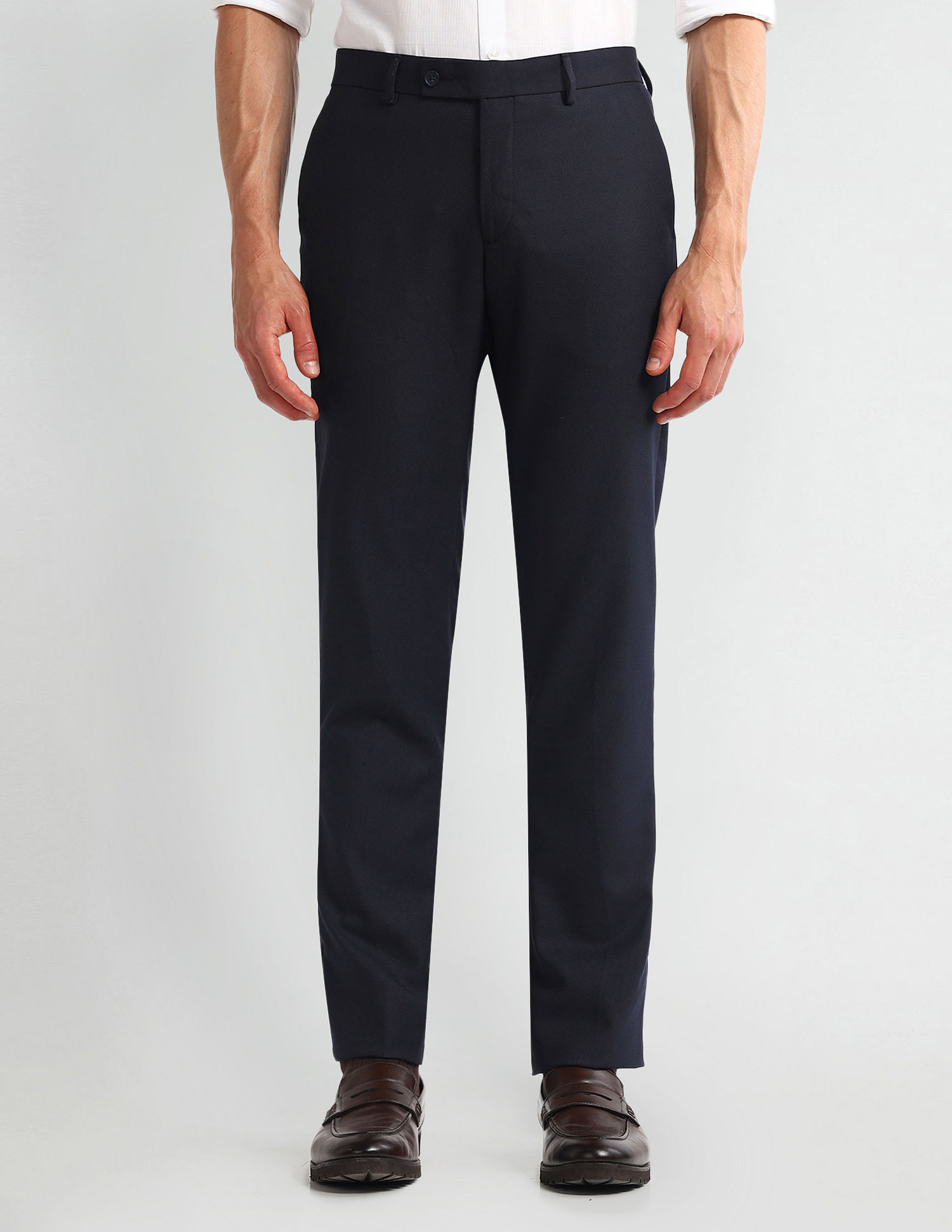 Arrow Mid Rise Tapered Fit Trousers