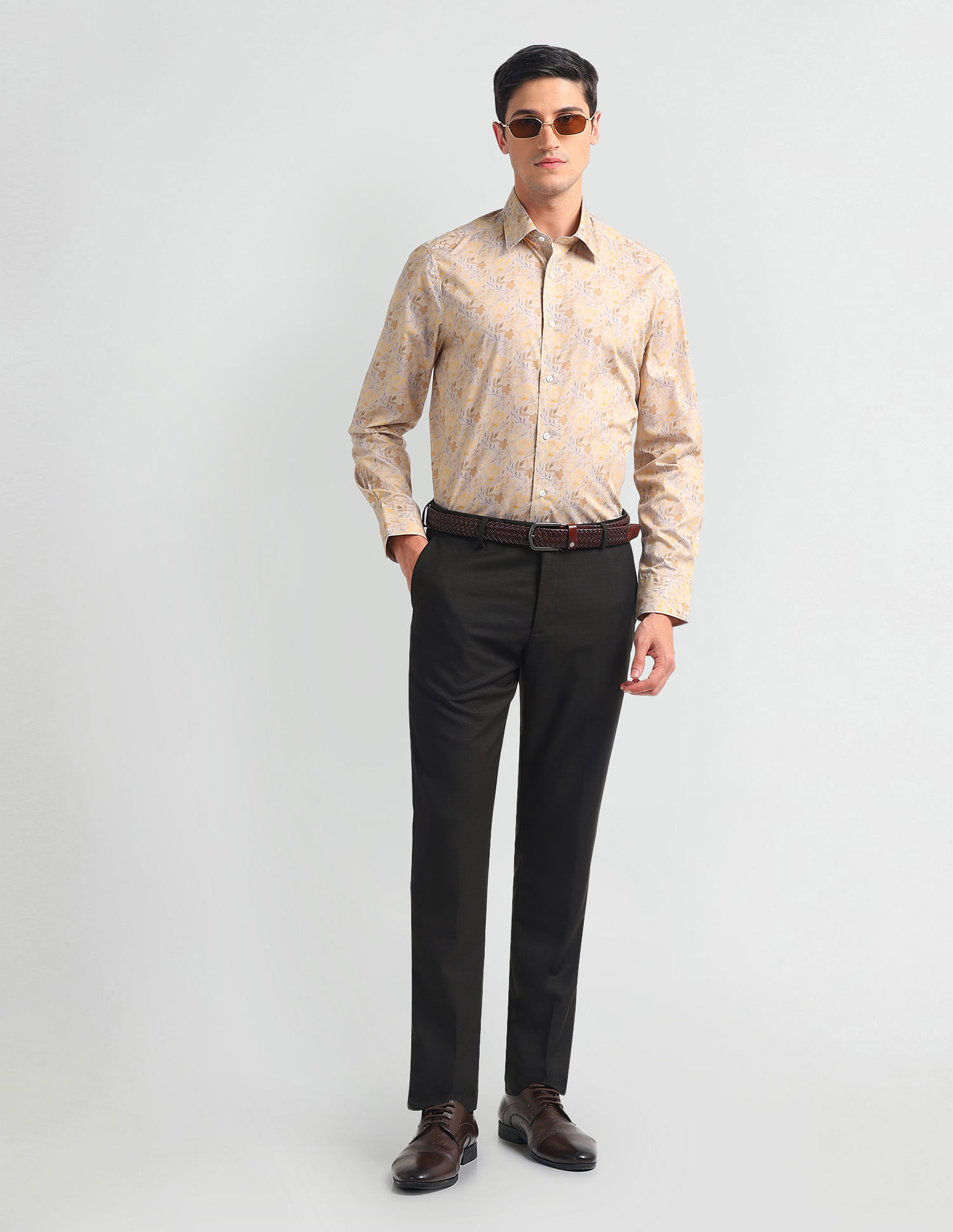 Arrow Floral Print Tailored 1851 Shirt