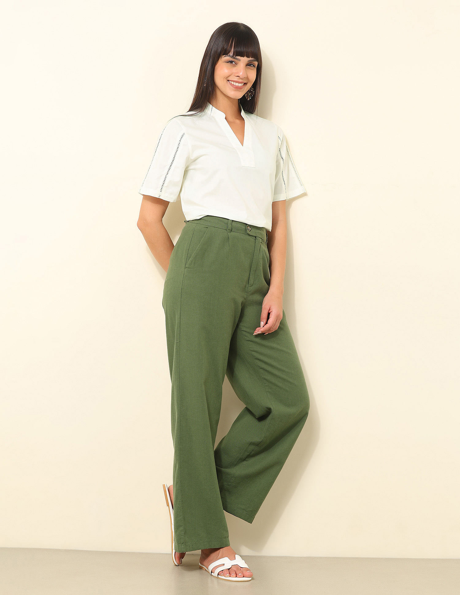 U.S. Polo Assn. Women Regular Fit Solid Top