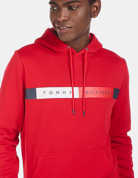red hilfiger hoodie