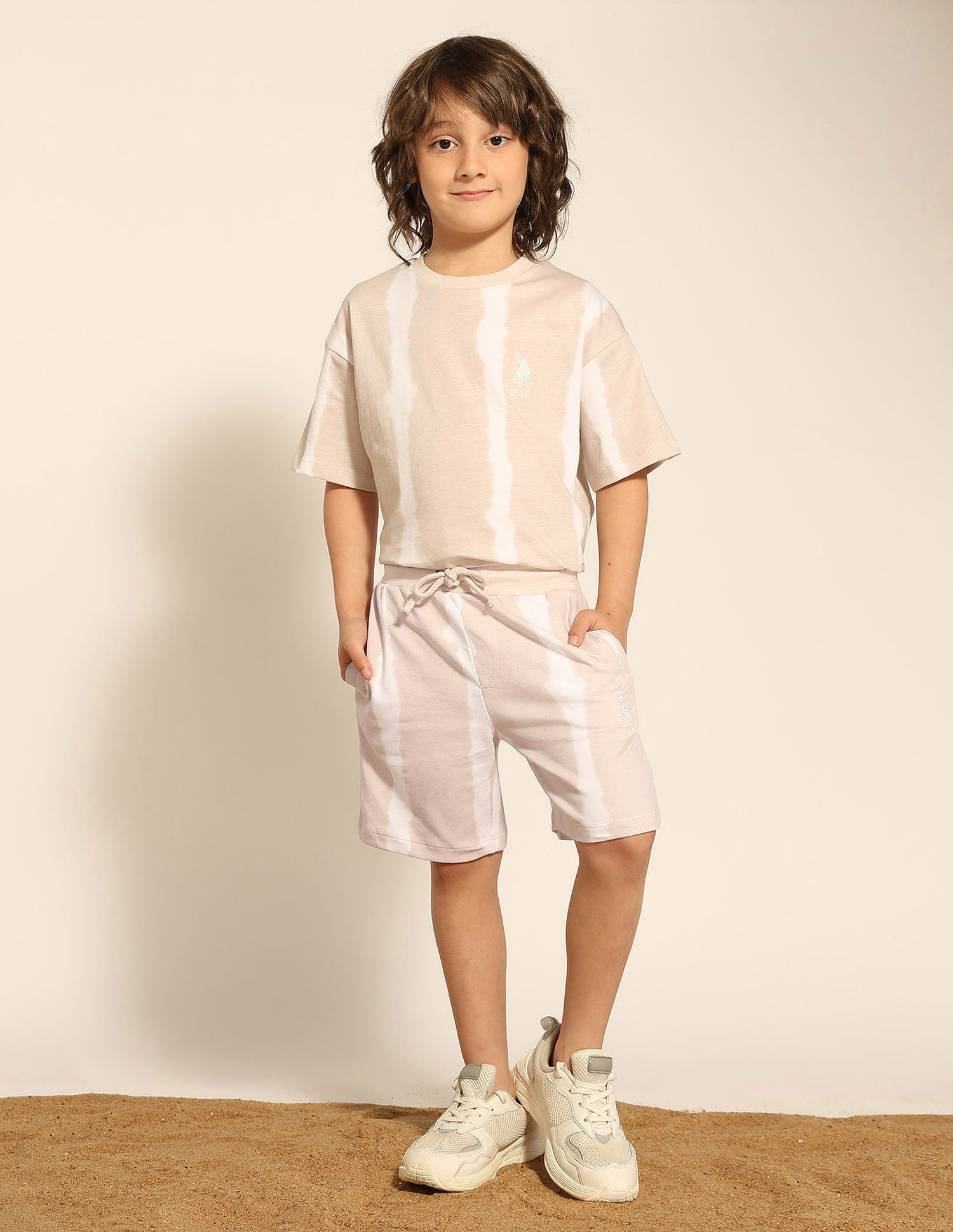U.S. Polo Assn. Kids Boys Pure Cotton Dyed Shorts