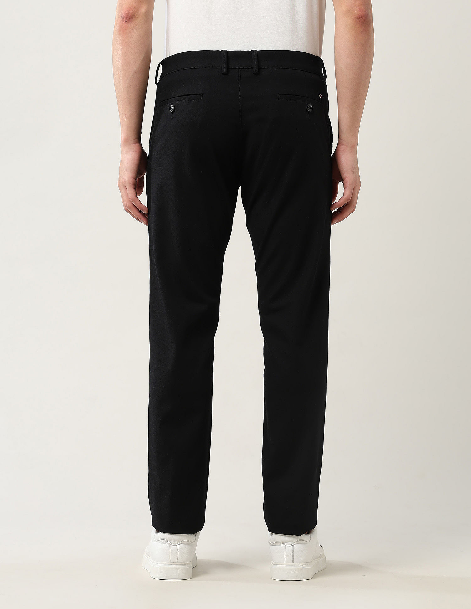 Arrow Sport Solid Dobby Trousers