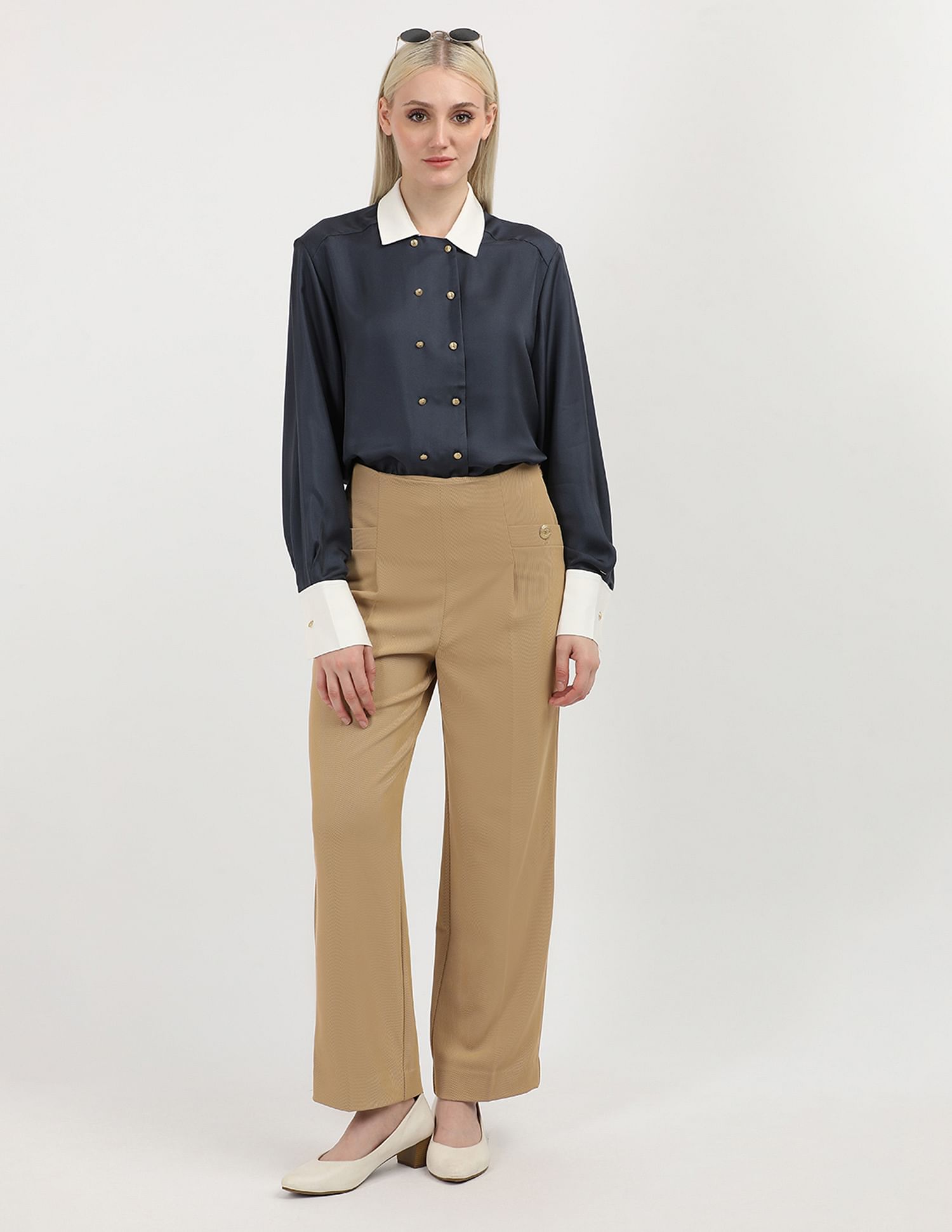 Tommy Hilfiger Relaxed Fit Silk Shirt
