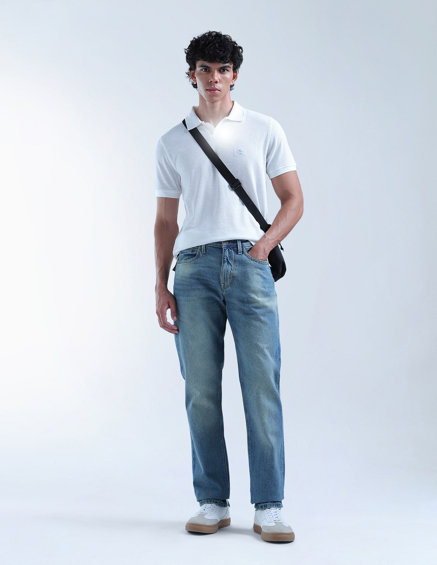 Flying Machine Freddie Slim Straight Fit Mrtf Jeans