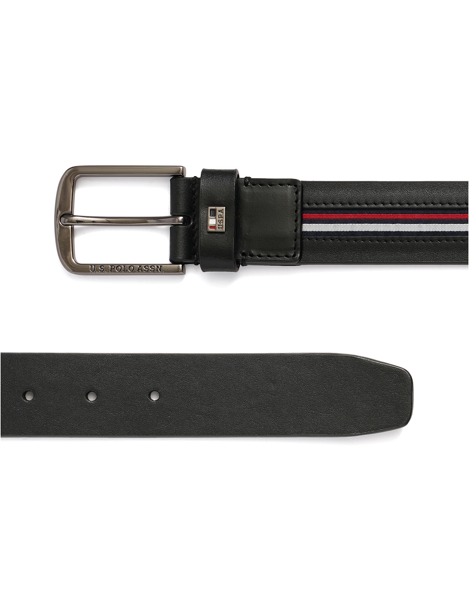 U.S. Polo Assn. Cutwork Leather Belt
