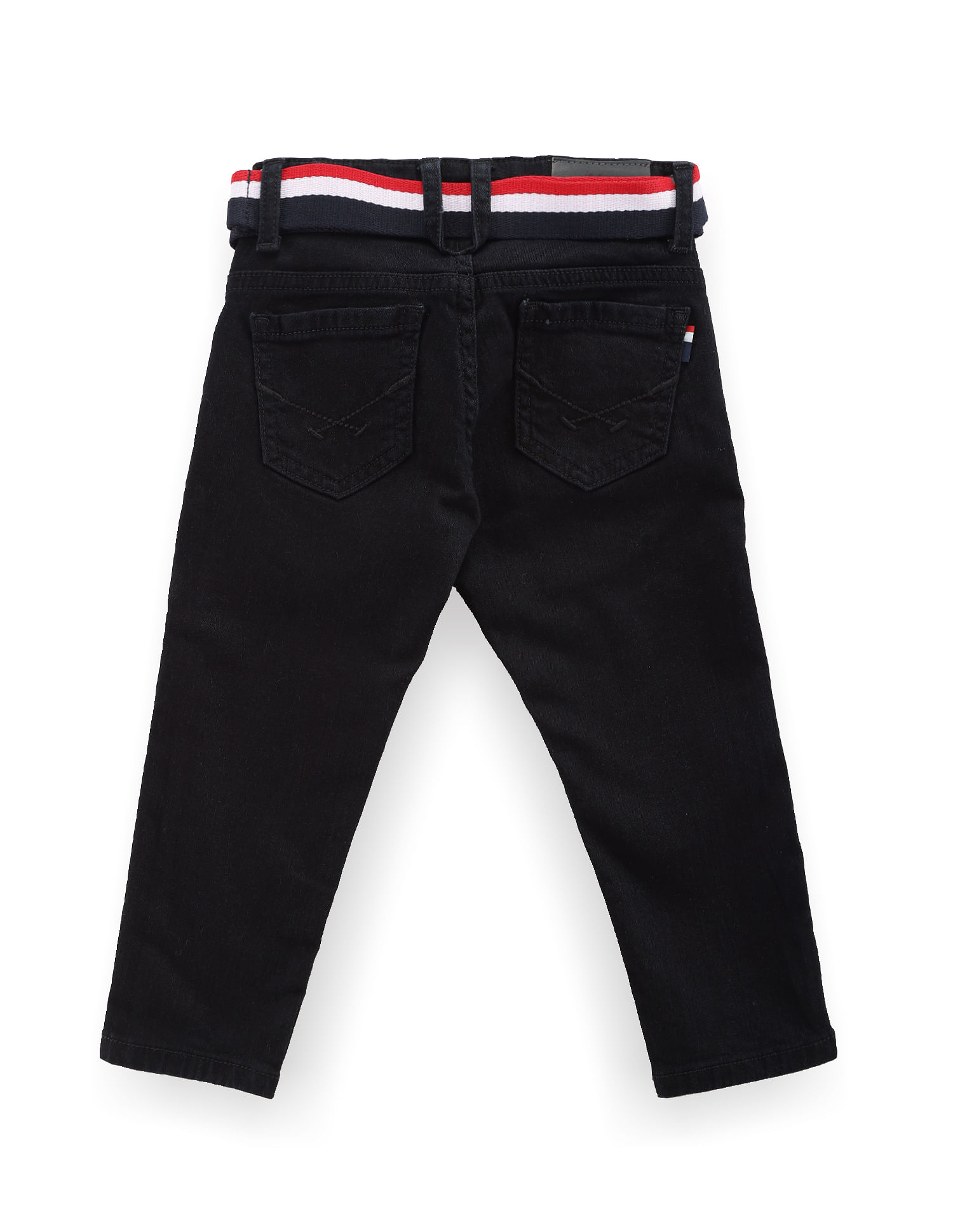 U.S. Polo Assn. Kids Boys Slim Fit Black Jeans