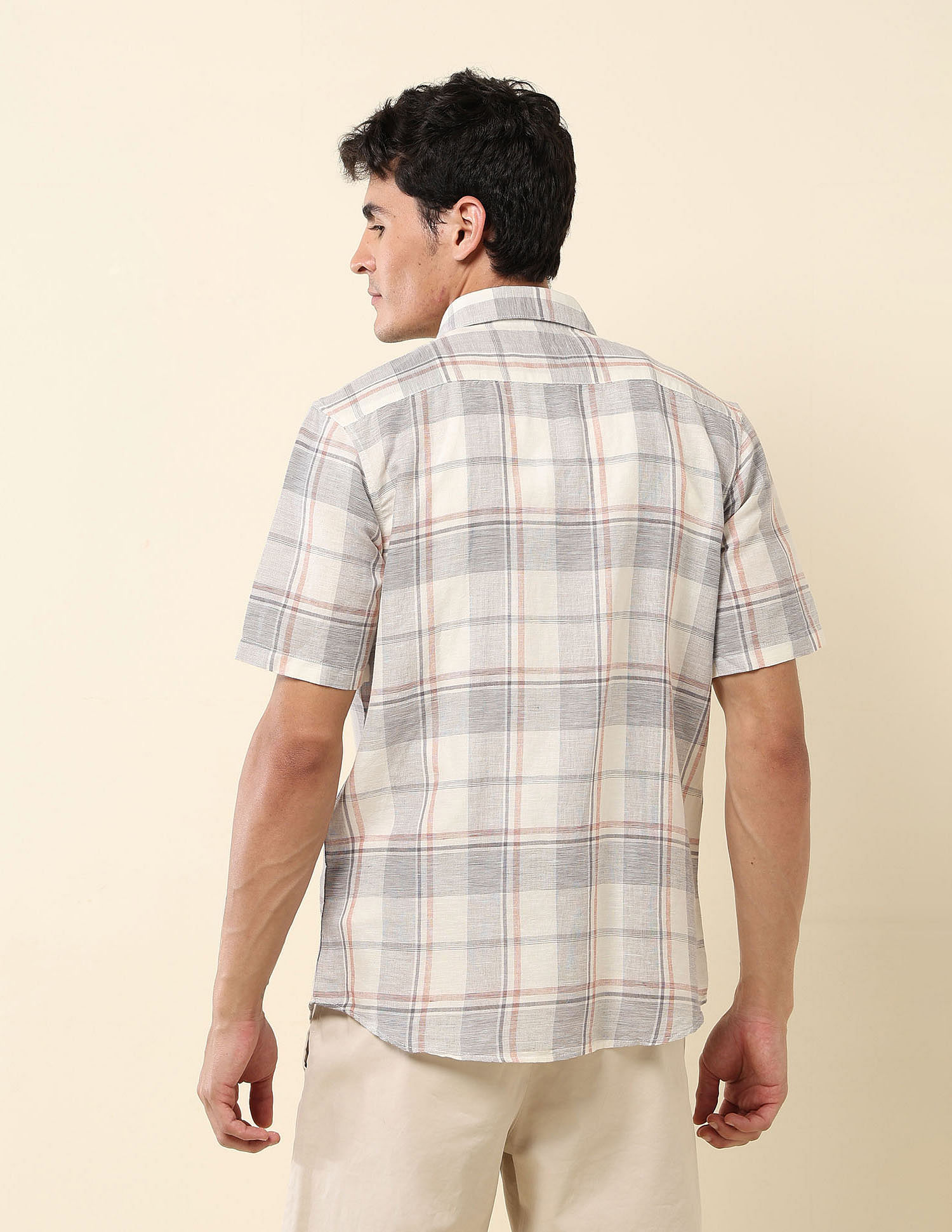U.S. Polo Assn. Plaid Checked Tailored Fit Shirt