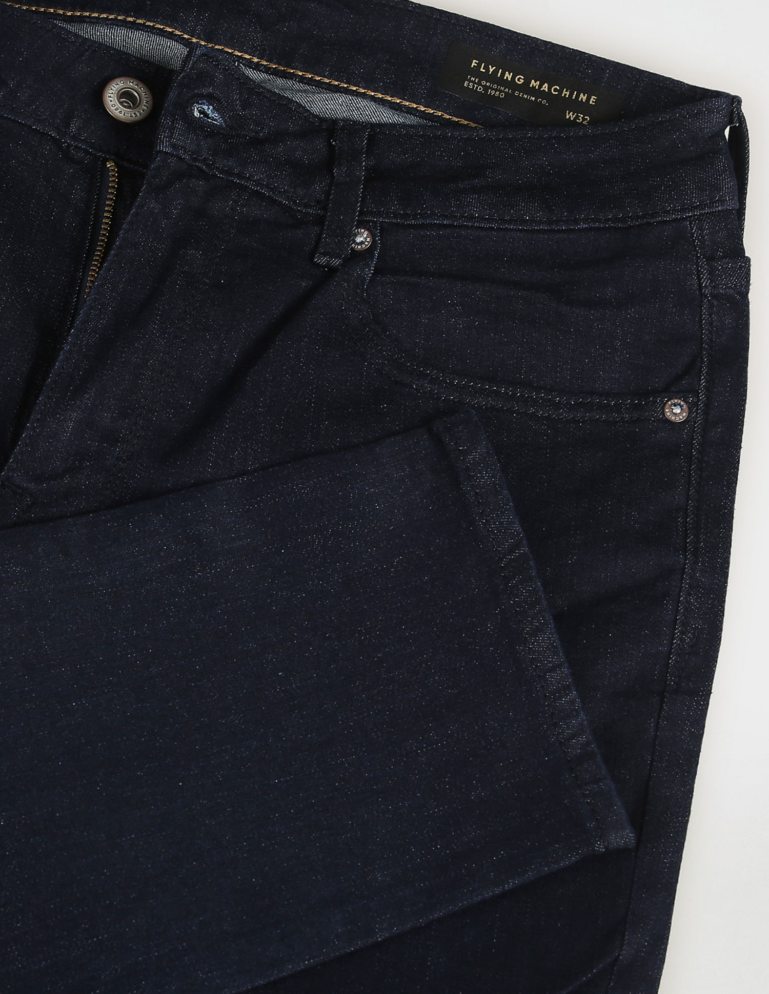 Flying Machine Slim Tapered Fit Rinsed Jeans