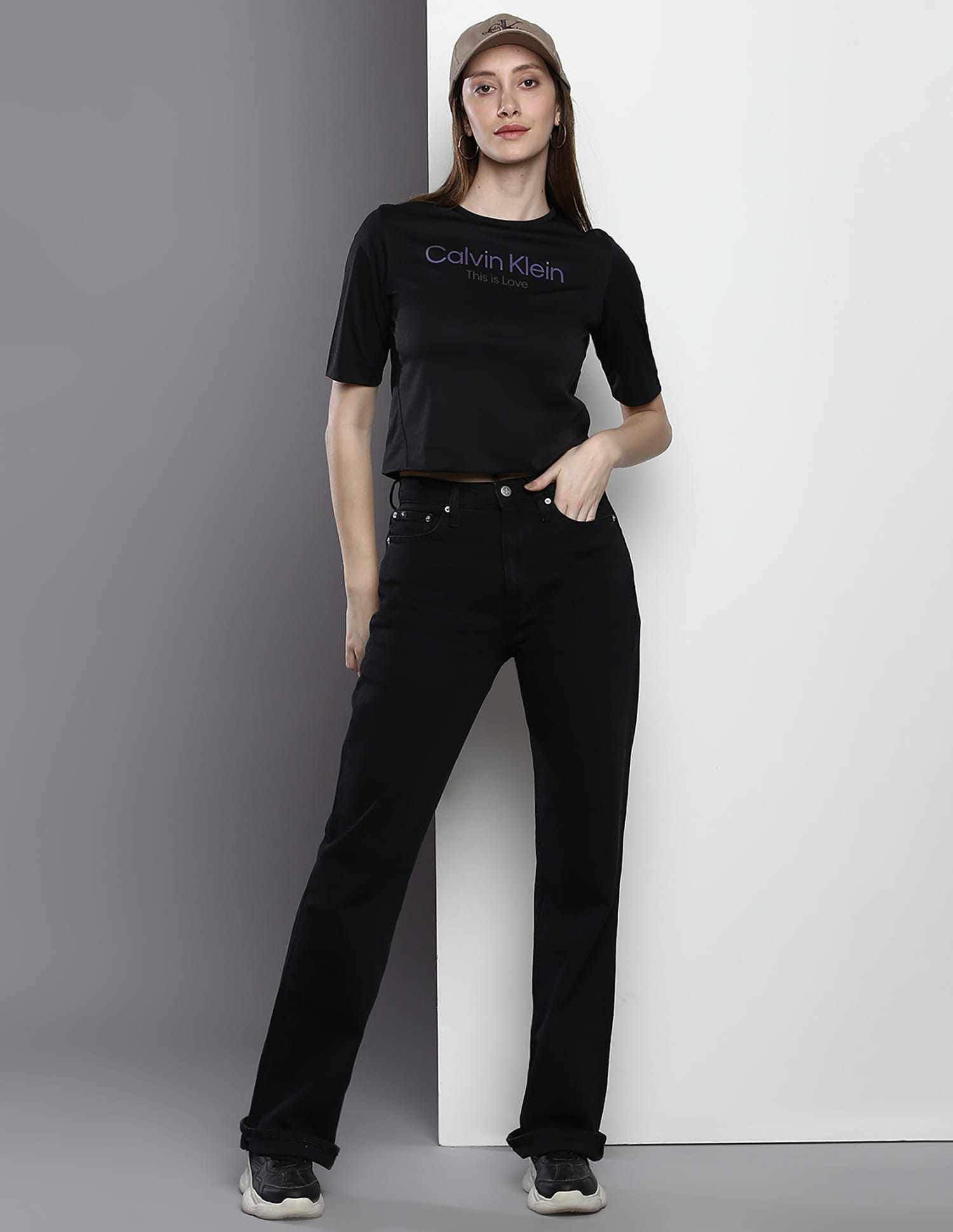 Buy Calvin Klein Jeans Crew Neck Boxy Fit T-Shirt