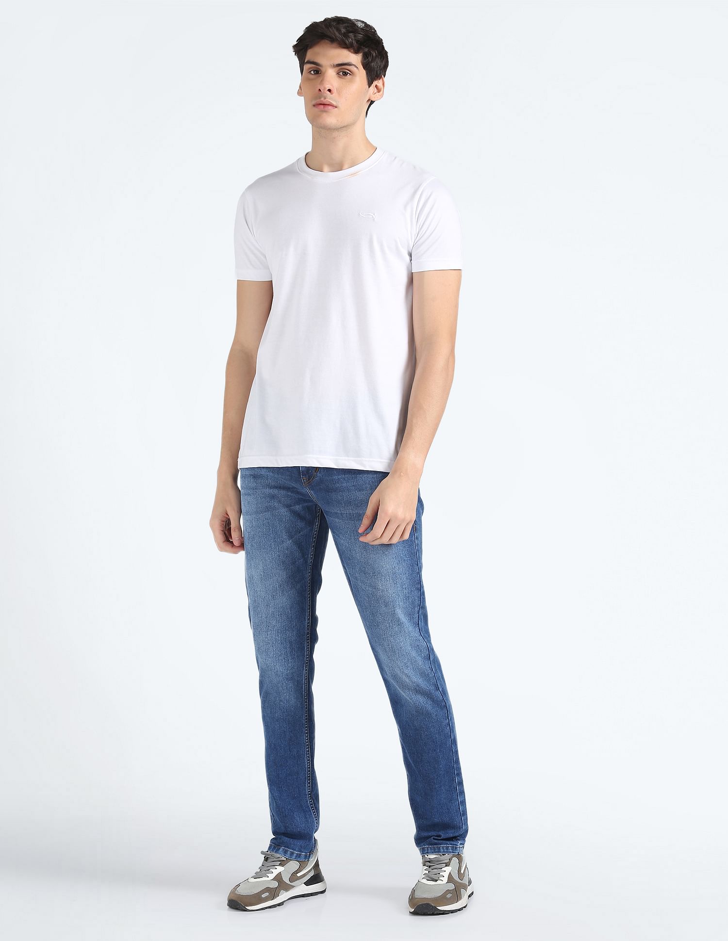 Flying Machine Stone Wash Jackson Skinny Fit Jeans