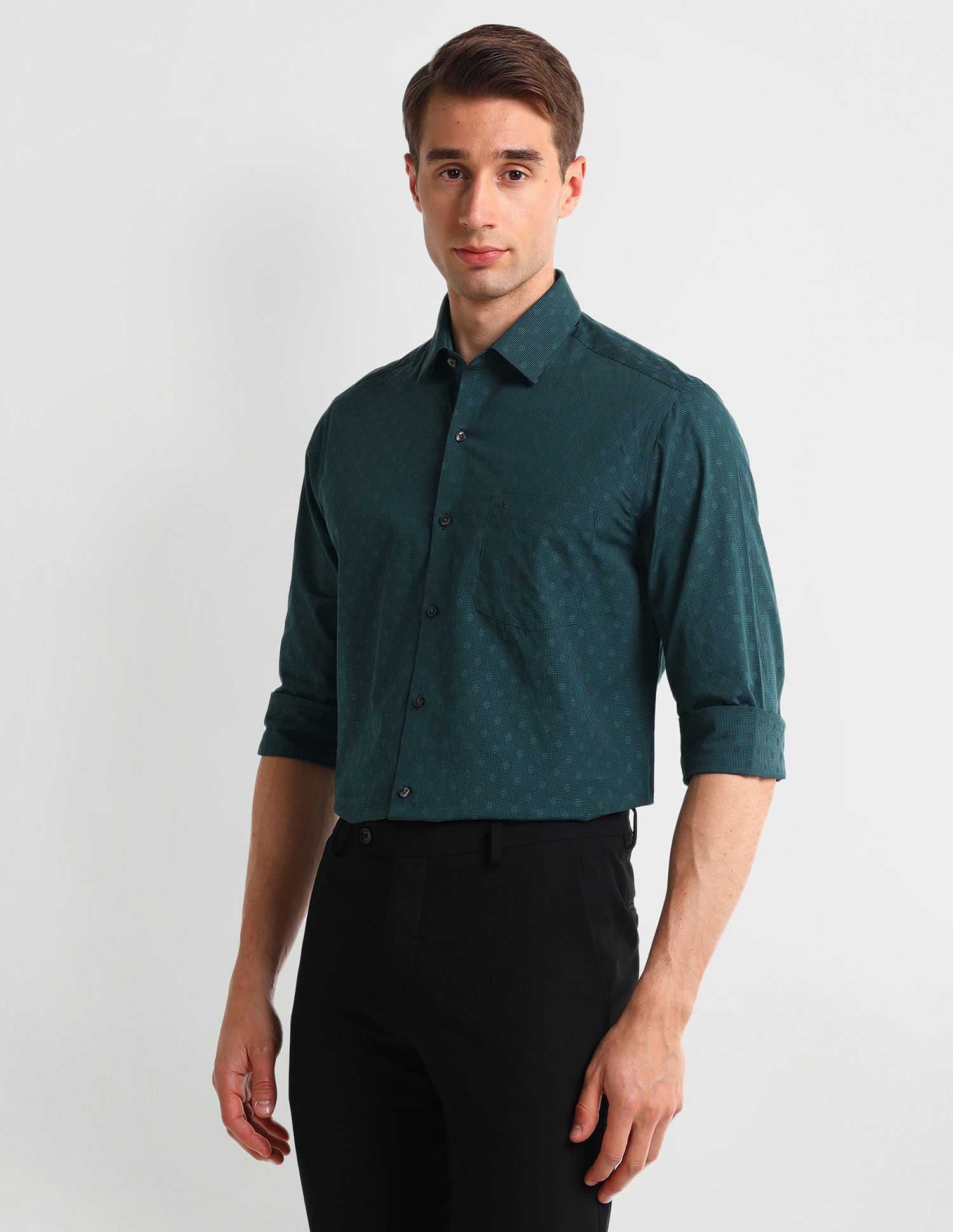 Arrow Liberty Classic Textured Dobby Shirt