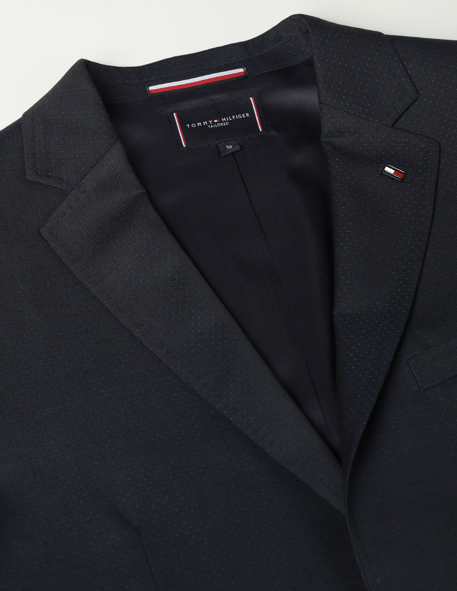Tommy Hilfiger Patterned Dobby Blazer