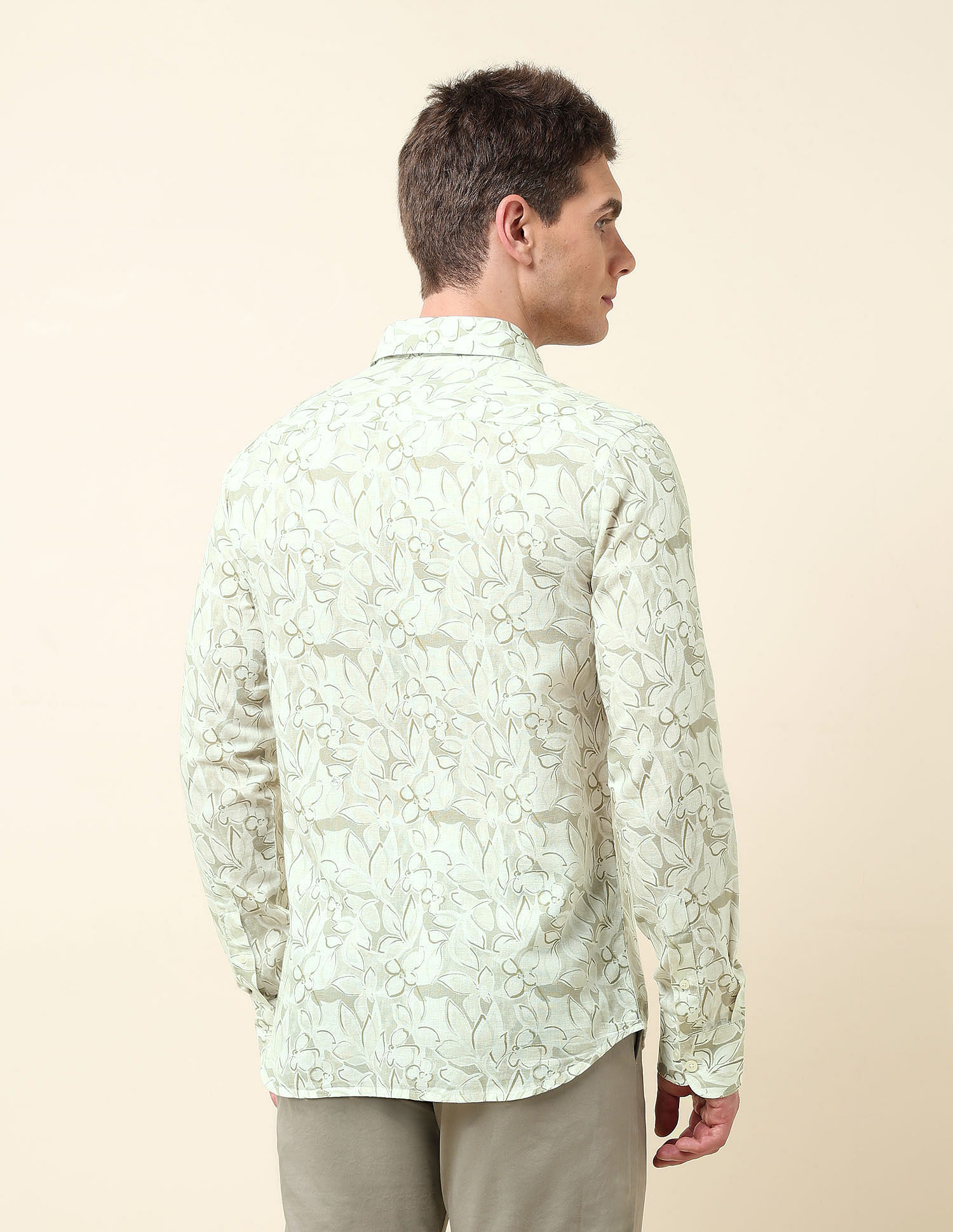U.S. Polo Assn. Floral Printed Tailored Fit Shirt