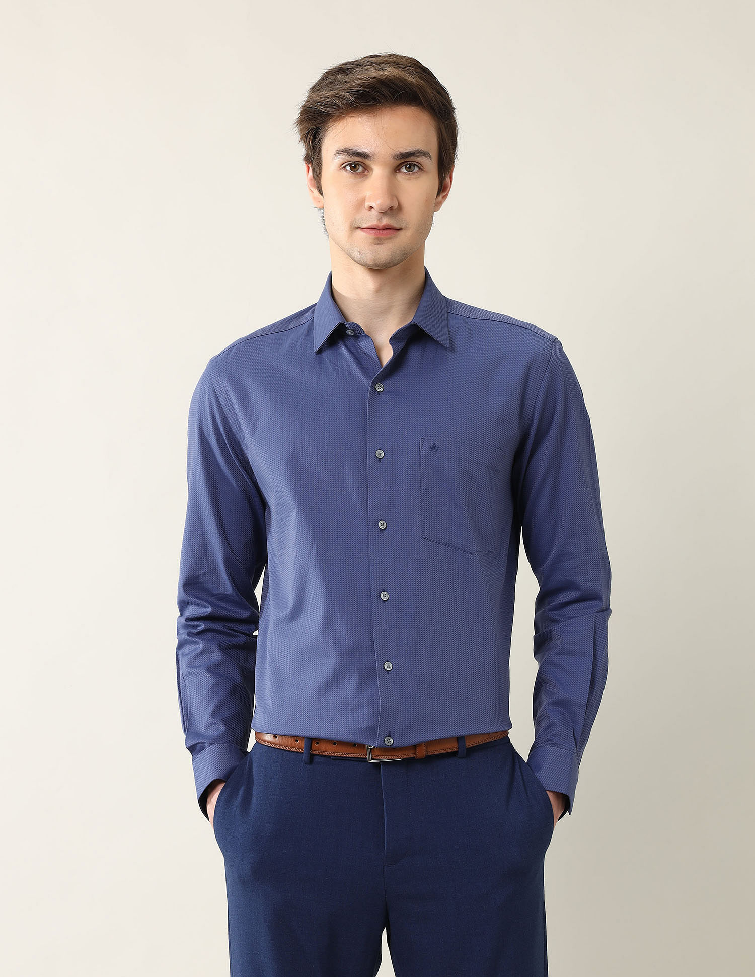Arrow Textured Liberty Classic Fit Ceremonial Shirt