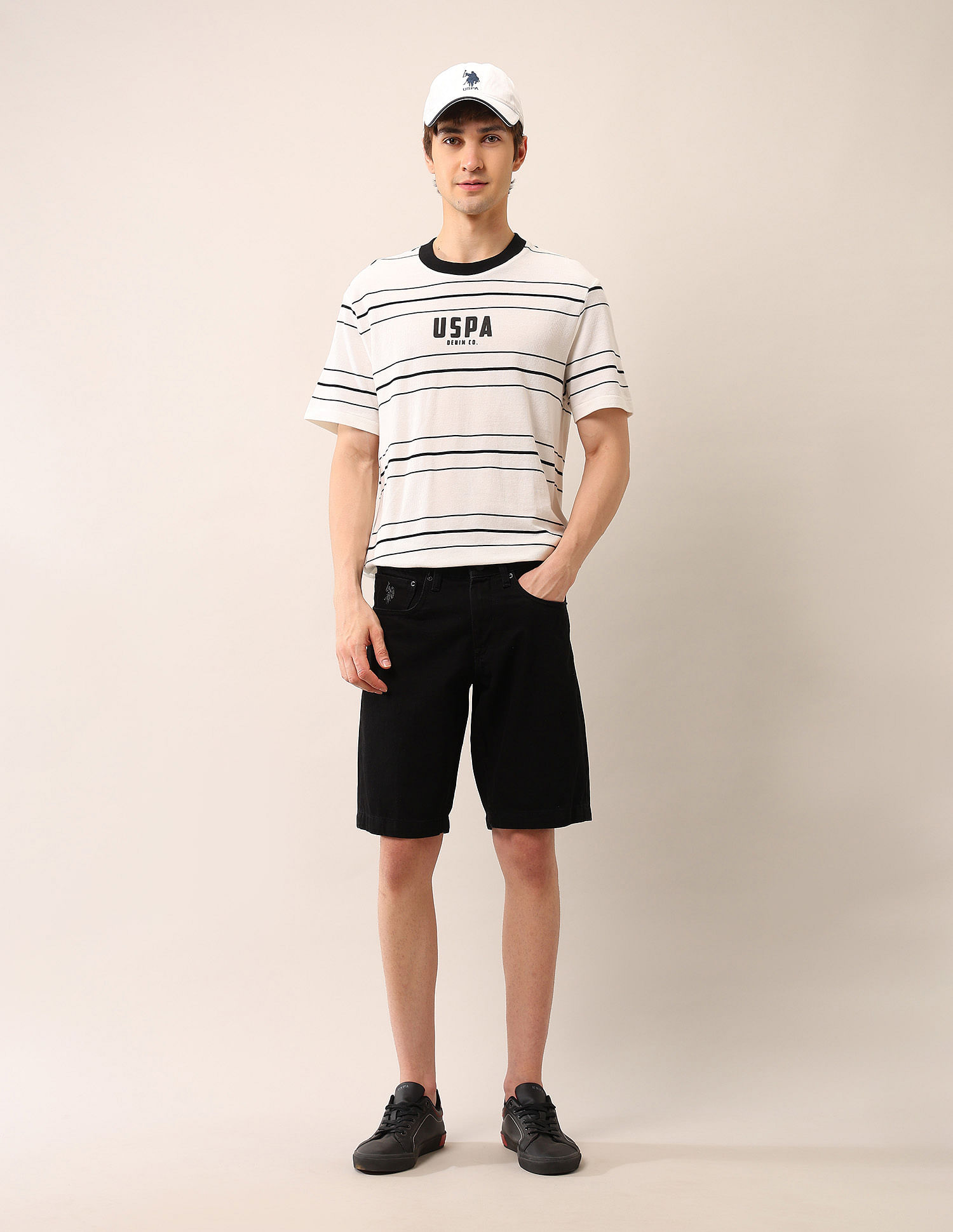 U.S. Polo Assn. Denim Co. Relaxed Fit Pure Cotton T-Shirt