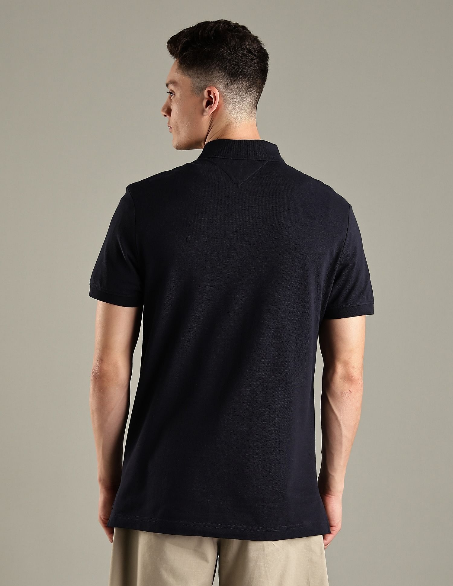 Tommy Hilfiger Logo Regular-Fit Cotton Polo Shirt