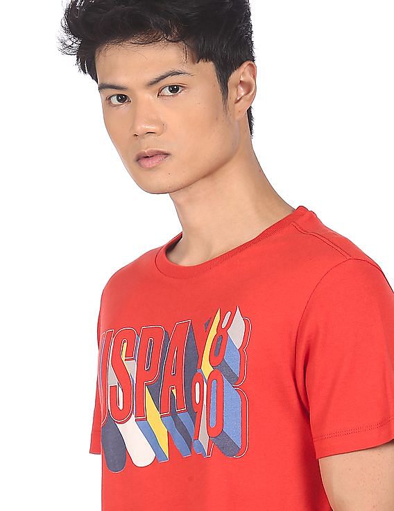 U.S. Polo Assn. Denim Co. Cotton Printed T-Shirt