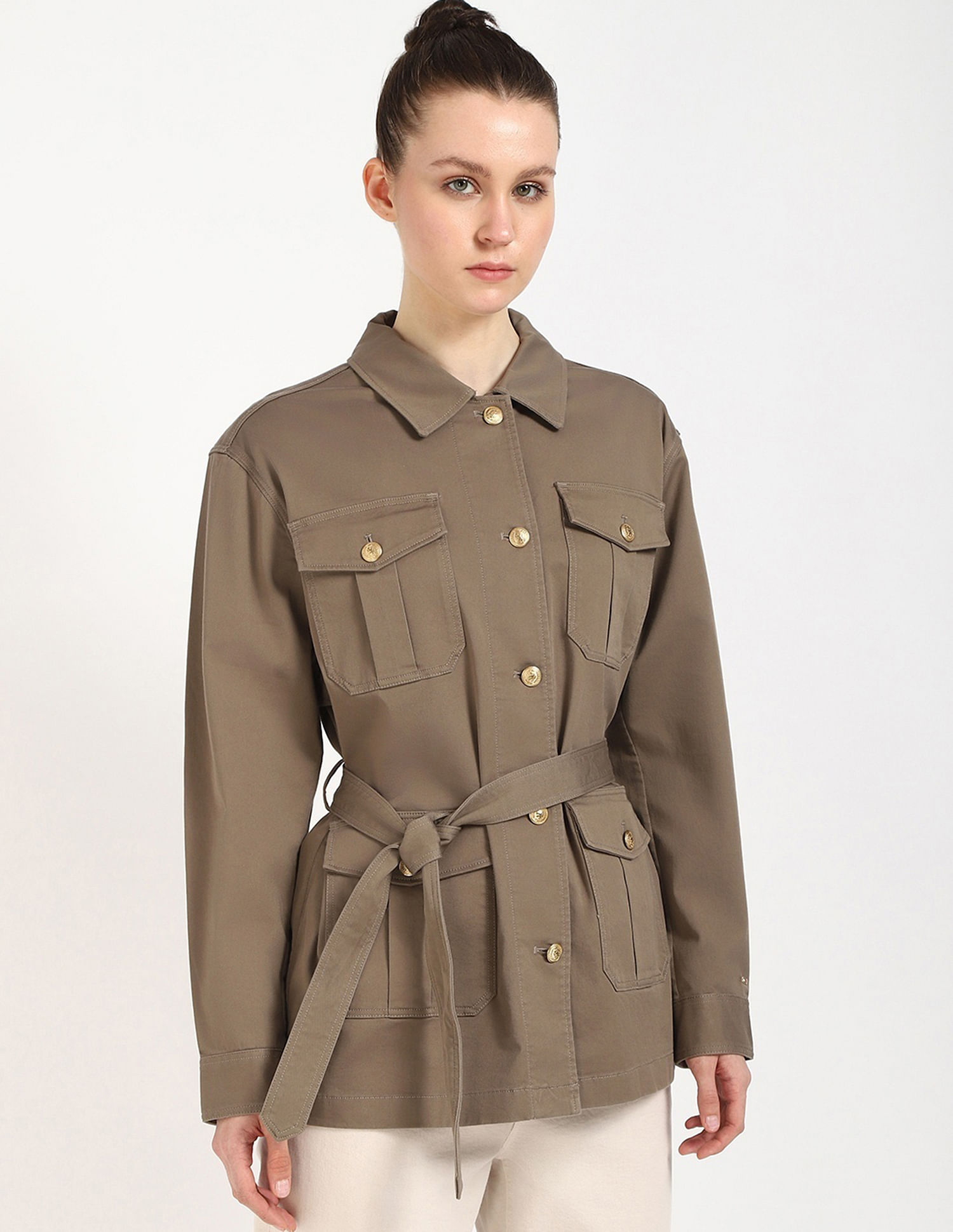 Tommy Hilfiger Regular-Fit Cotton Spread Collar Jackets