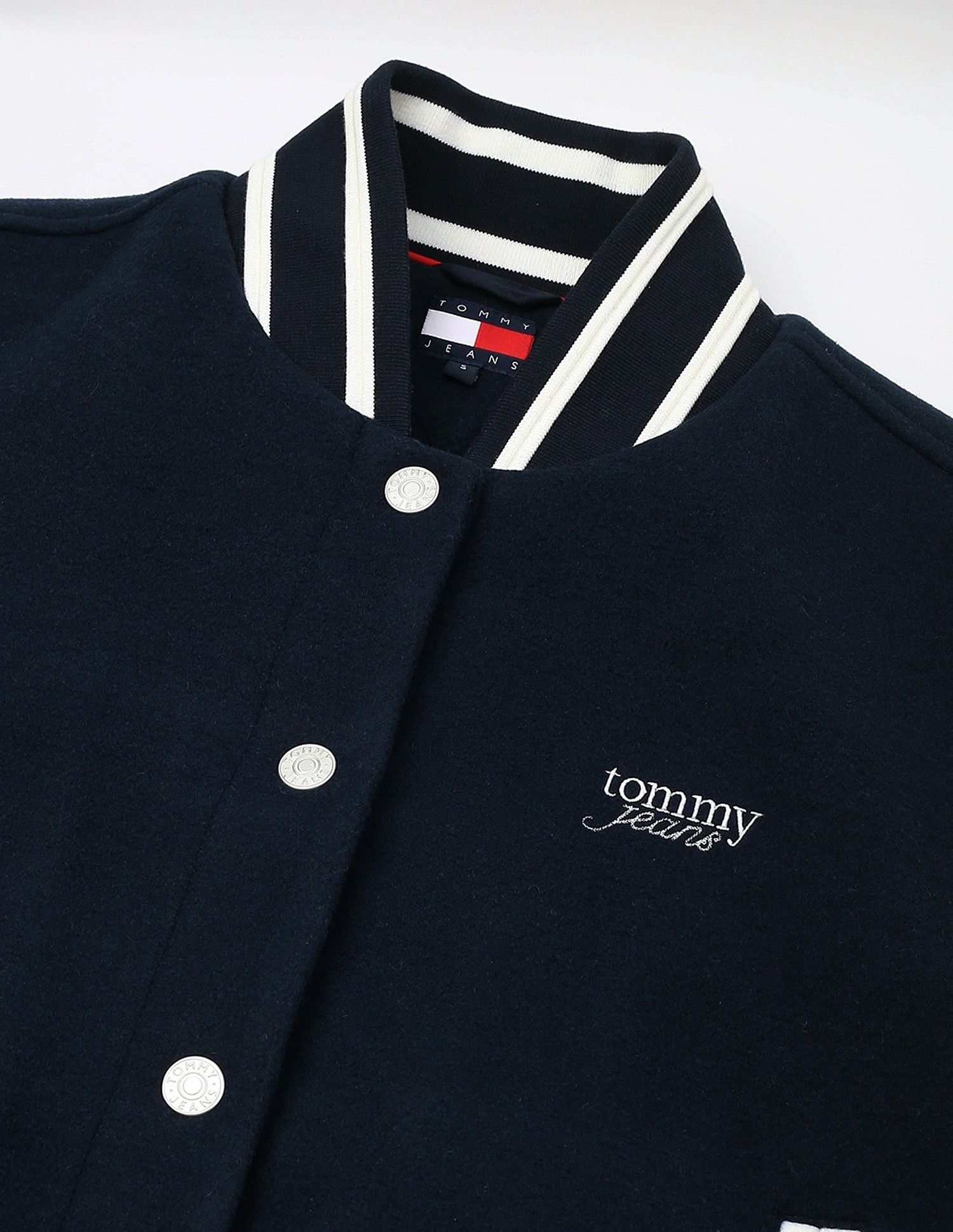 Tommy Hilfiger Regular-Fit Polyester Baseball Collar Varsity Jacket