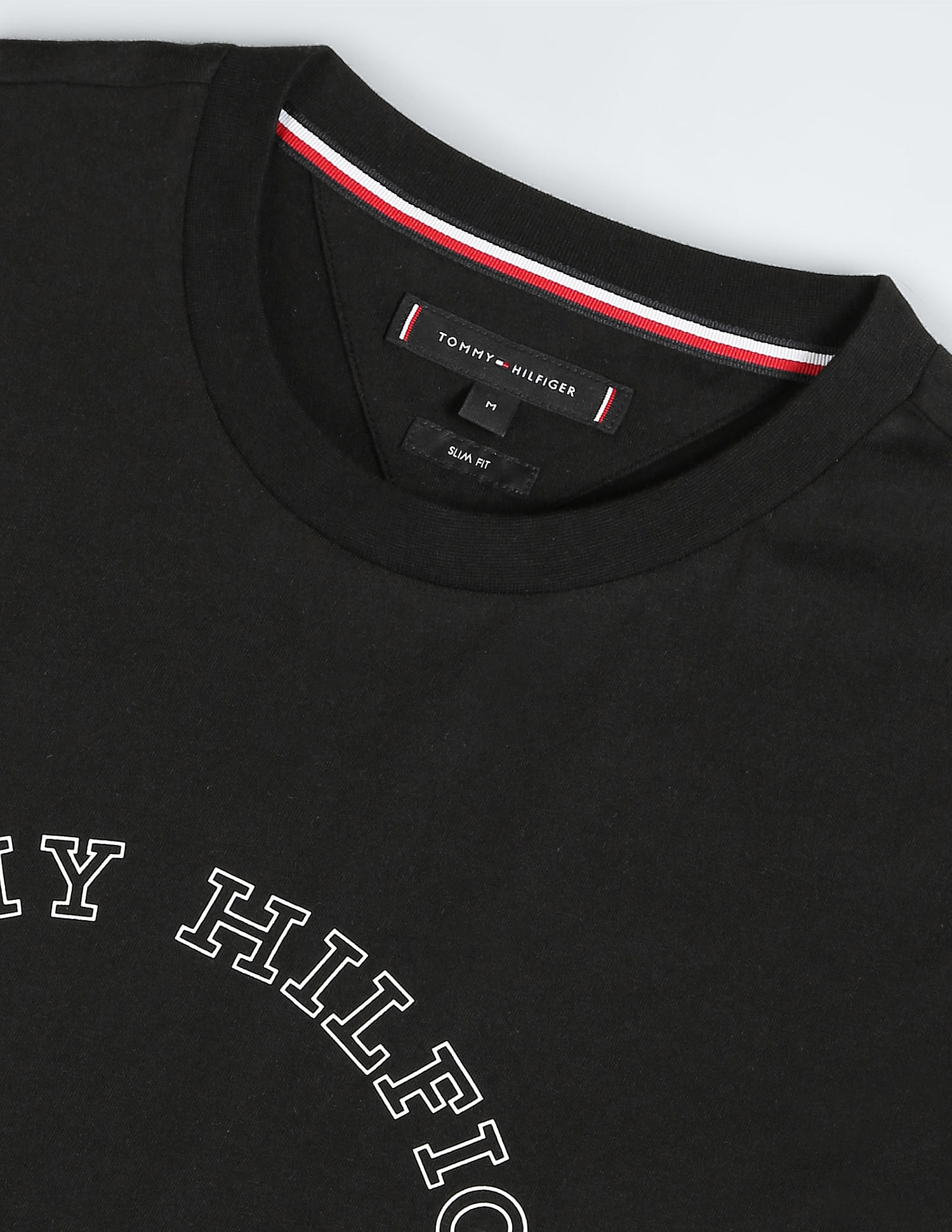 Tommy Hilfiger Transitional Cotton Typographic Print T-Shirt