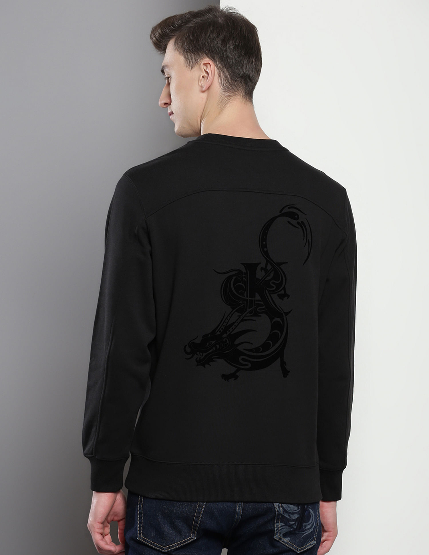 Calvin Klein Crew Neck Cotton Sweatshirt